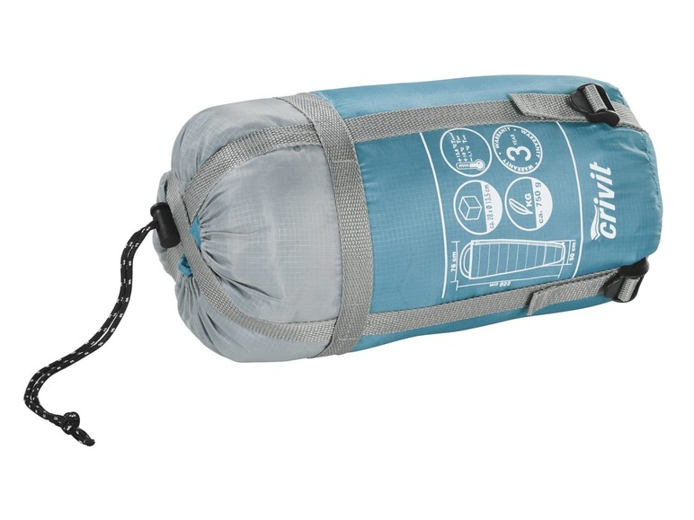 Gehe zu Vollbildansicht: CRIVIT® Schlafsack, mit Kompressions-Packsack und Innentasche, ultraleicht, waschbar - Bild 18
