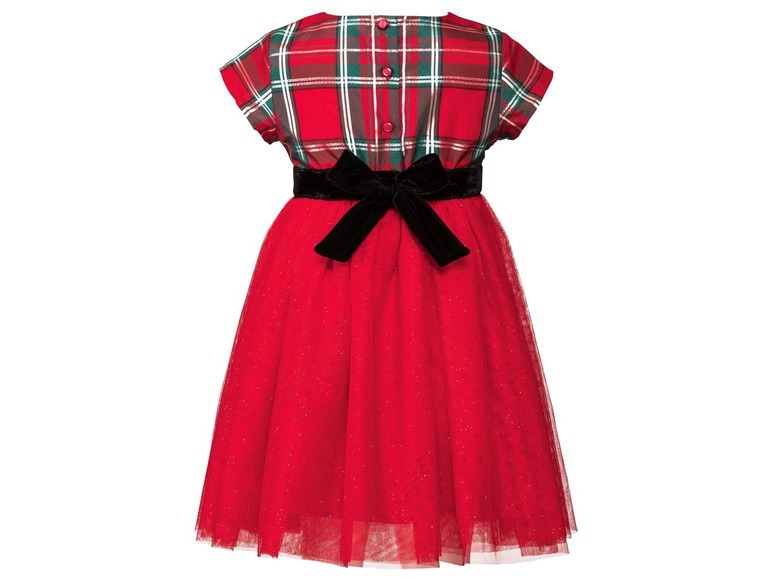 Gehe zu Vollbildansicht: LUPILU® Kleid Mädchen, in Tüll-Qualität, mit Glitzereffekt, Futter aus Polyester - Bild 3