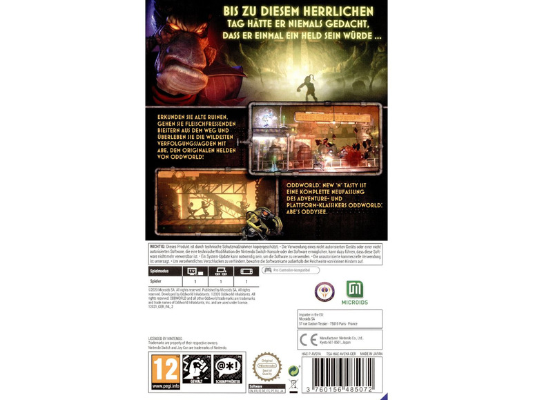 Gehe zu Vollbildansicht: Astragon Entertainment Oddworld - Abe's Oddysee: New 'n' Tasty! - Nintendo Switch - Bild 2