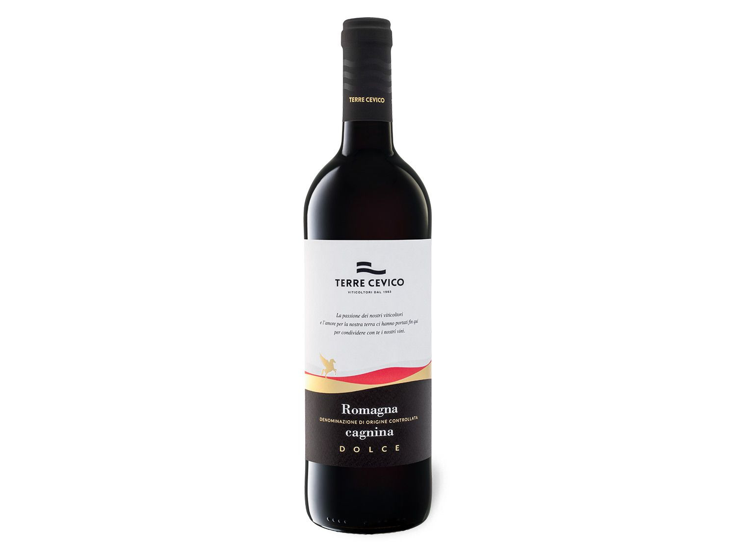 2023 Rotwein Cagnina Cevico Romagna süß, DOC Terre