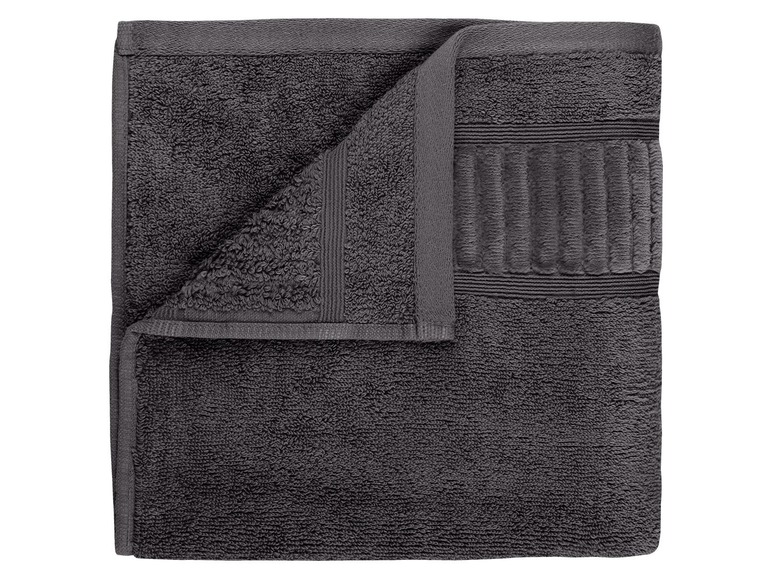 Gehe zu Vollbildansicht: Gözze Handtuch, 50 x 100 cm, reine Bio-Baumwolle, mit Bordüre und Kordelaufhänger, hochwertige Qualität - Bild 4