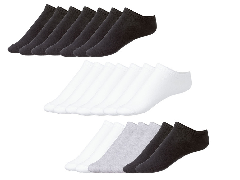 Gehe zu Vollbildansicht: esmara® Damen Sneakersocken, 7 Paar, mit Bio-Baumwolle - Bild 1