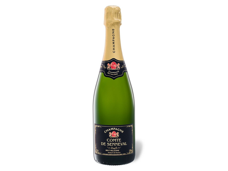 Gehe zu Vollbildansicht: Comte de Senneval Brut Millésime, Champagner 2014 - Bild 1