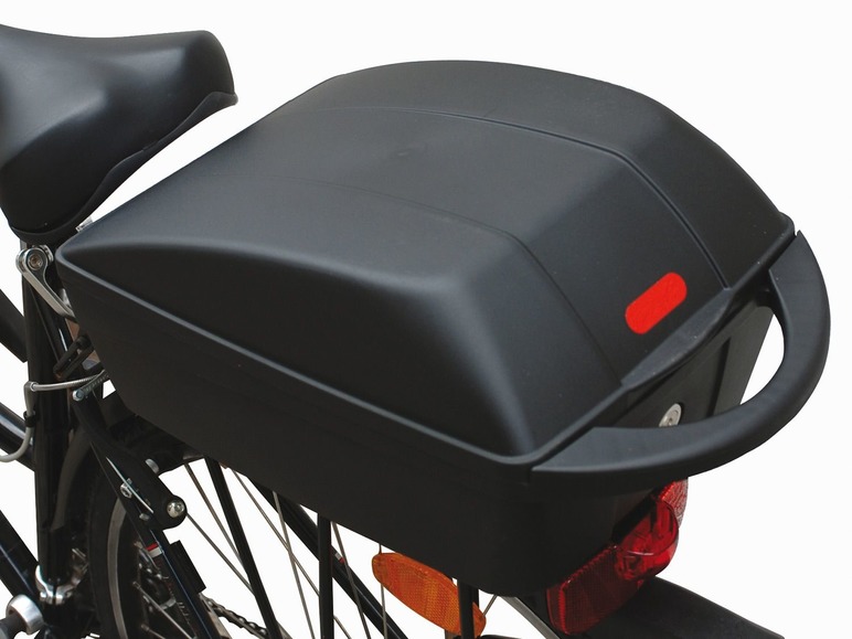FISCHER Fahrradgepäckbox, abschließbar mit zwei Schlüsseln, Diebstahlsicherung