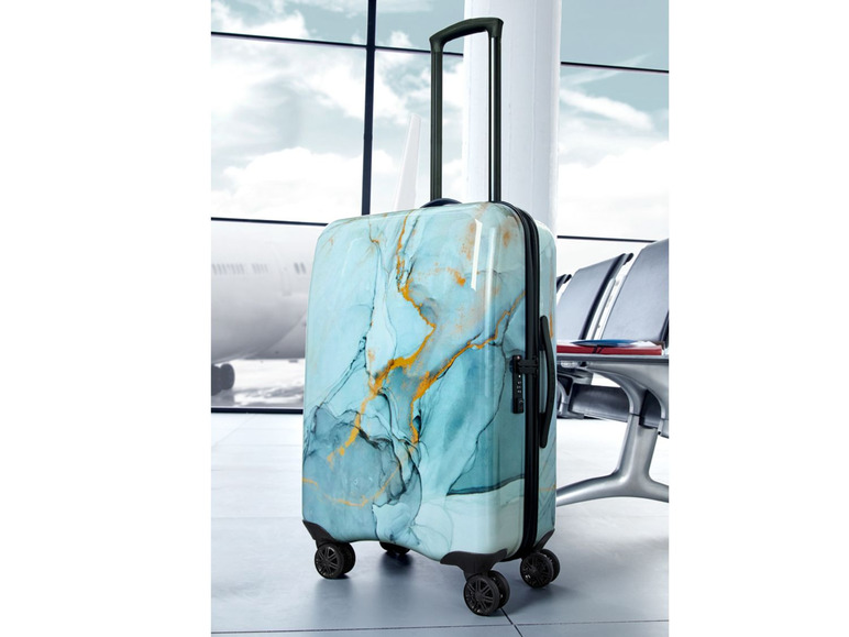 Gehe zu Vollbildansicht: TOPMOVE® Koffer, 60 l Fassungsvermögen, mit 4 Rollen, ABS-Polycarbonat-Gehäuse - Bild 2