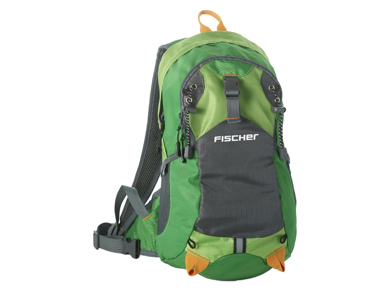 FISCHER Rucksack mit Helmnetz, grün LIDL 
