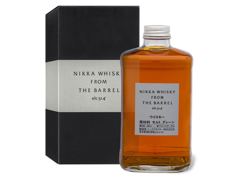 from Barrel 51,4% Whisky Vol mit the NIKKA Geschenkbox