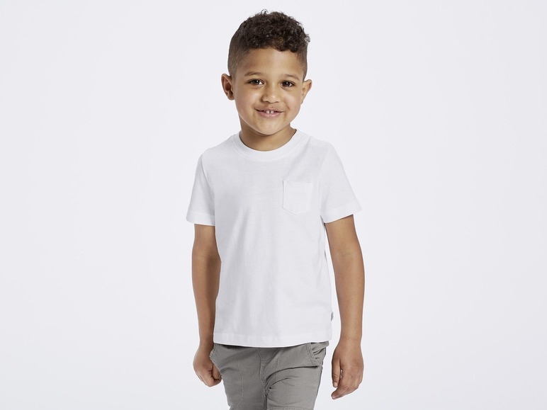Gehe zu Vollbildansicht: LUPILU® T-Shirts Jungen, 4 Stück, weiche Single-Jersey-Qualität, hoher Bio-Baumwollanteil - Bild 34