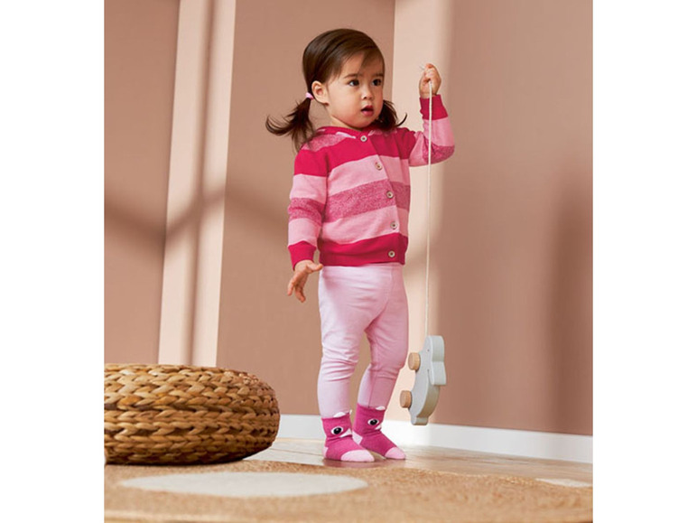 Gehe zu Vollbildansicht: LUPILU® Baby Strickjacke Mädchen, mit Knöpfung - Bild 5