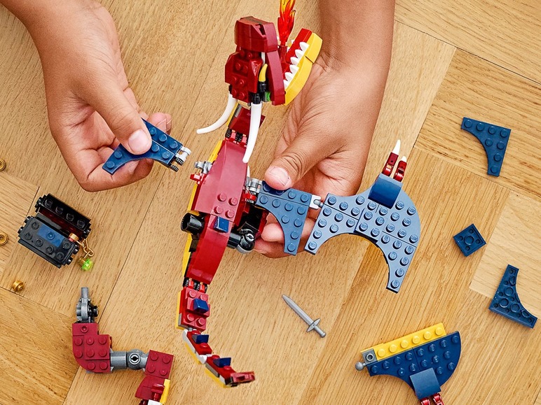 Gehe zu Vollbildansicht: LEGO® Creator 31102 »Feuerdrache« - Bild 9