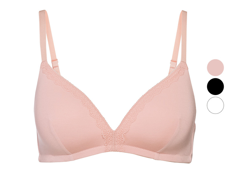 Gehe zu Vollbildansicht: esmara® Soft BH Damen, mit Spitze - Bild 1