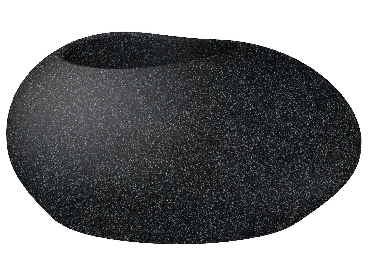 Scheurich Pflanzgefäß Flow (Stony Black, Ø 73 cm, Höhe 35 cm) Ø 73 cm, Höhe 35 cm