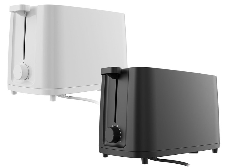 Gehe zu Vollbildansicht: SILVERCREST® Toaster »STK 870 A1«, 800 Watt, mit 6-Stufen-Bräunungsregler, Brötchenaufsatz - Bild 1