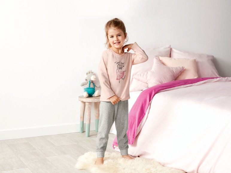Gehe zu Vollbildansicht: LUPILU® Kleinkinder Mädchen Schlafanzug - Bild 3