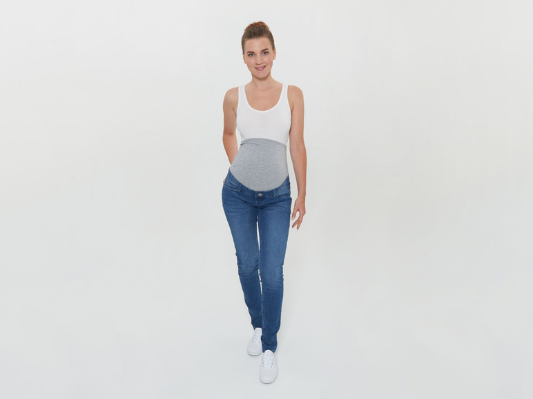 Gehe zu Vollbildansicht: ESMARA® PURE COLLECTION Umstands-Jeans, formstabil, Super-Stretch-Material, Bio-Baumwolle - Bild 2