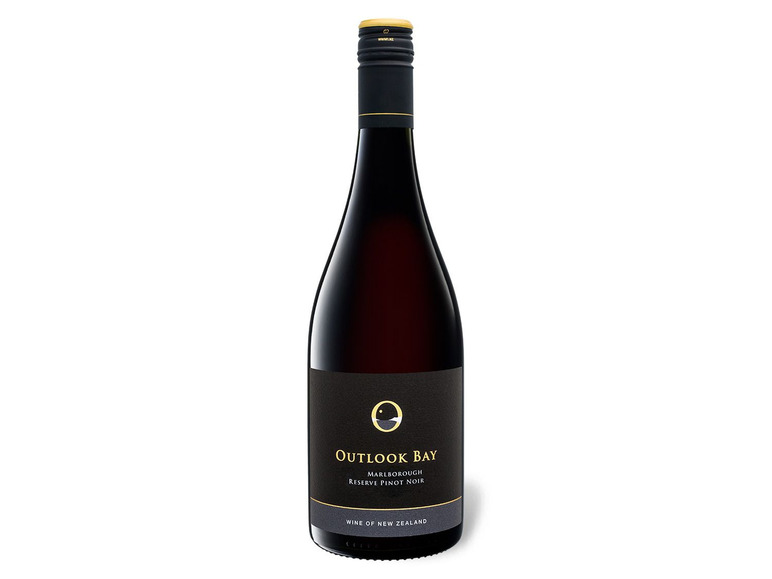 2018 trocken, Noir Outlook Bay Marlborough Rotwein Reserve Pinot