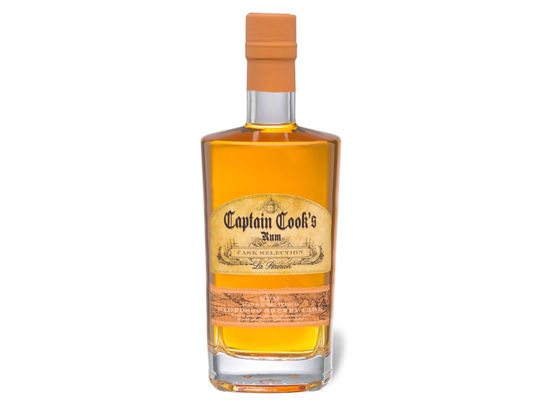 Gehe zu Vollbildansicht: JAMES COOK Captain Cook's Rum Olorosso Sherry Cask 46% Vol - Bild 1