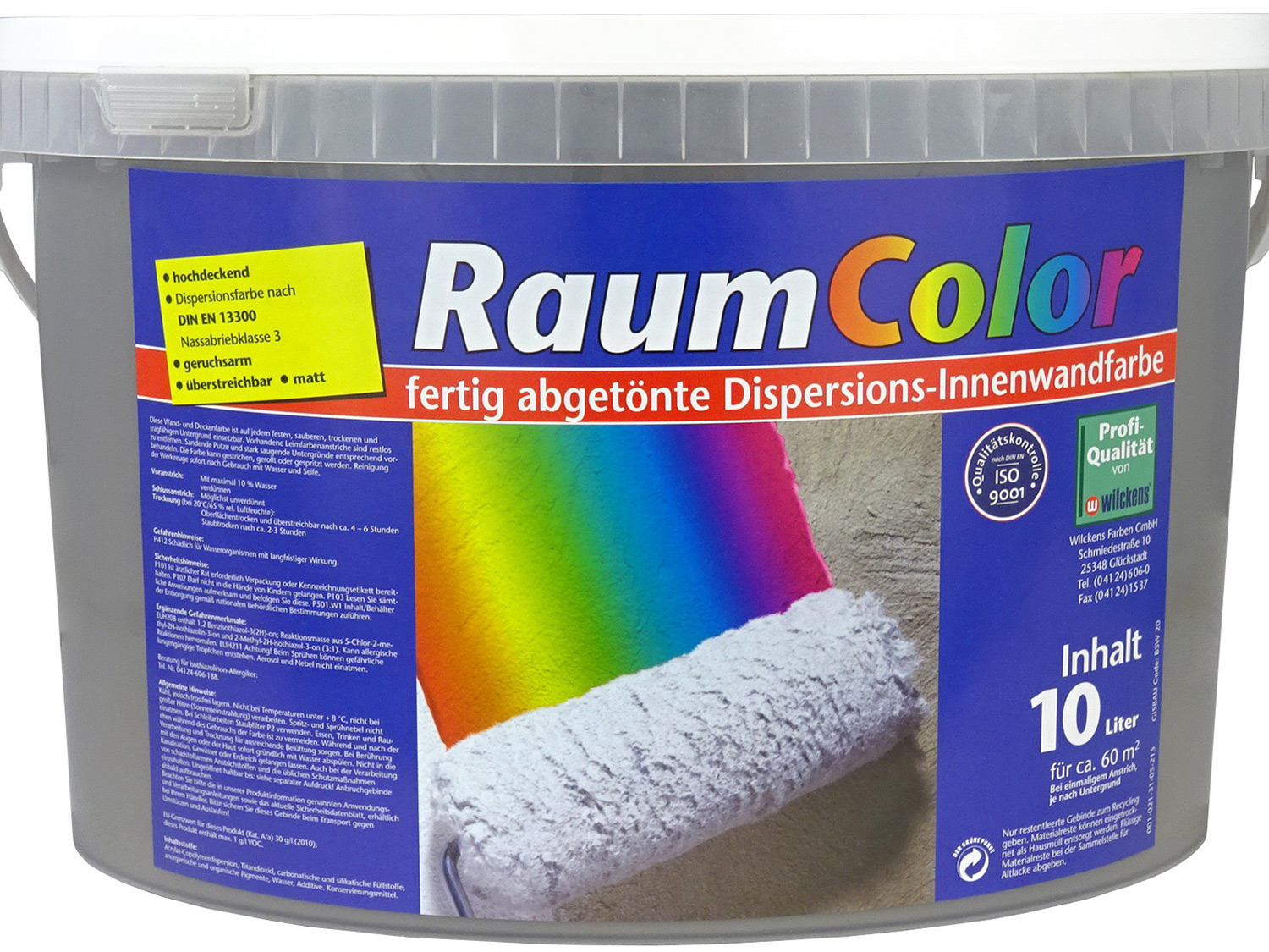 Wilckens Raumcolor, 10 L (Basaltgrau)