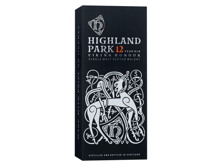 Highland Park 12 VIKING Scotch Single mit Whisky Vol 40% Geschenkbox Years HONOUR Malt