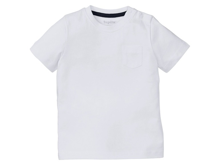 Gehe zu Vollbildansicht: LUPILU® T-Shirts Jungen, 4 Stück, weiche Single-Jersey-Qualität, hoher Bio-Baumwollanteil - Bild 33