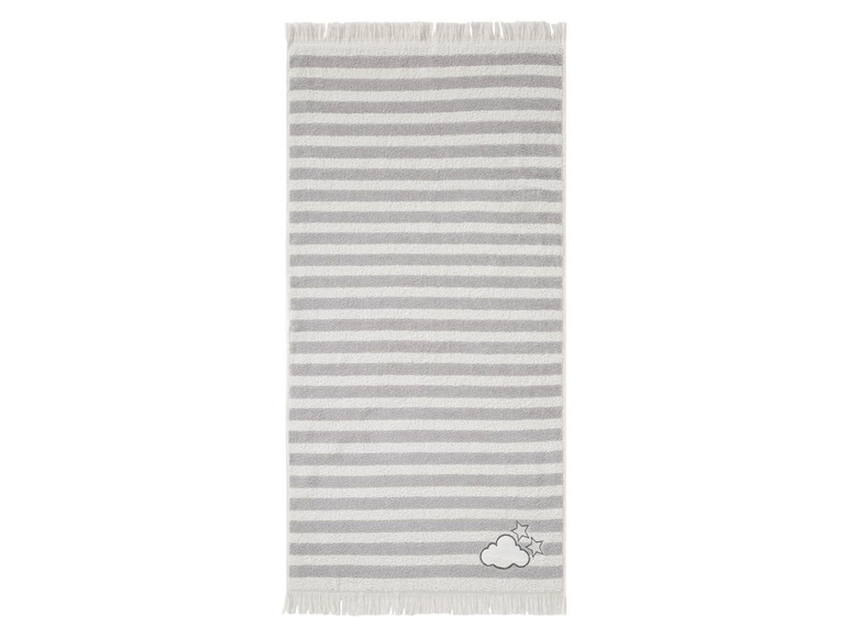 Gehe zu Vollbildansicht: LUPILU® Kinder Handtuch, 50 x 100 cm, mit niedlichen Applikationen, aus reiner Baumwolle - Bild 2