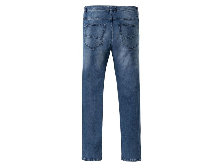 Gehe zu Vollbildansicht: LIVERGY® Jeans Herren, Slim Fit, 5-Pocket-Style, mit Knopfverschluss, hoher Baumwollanteil - Bild 10