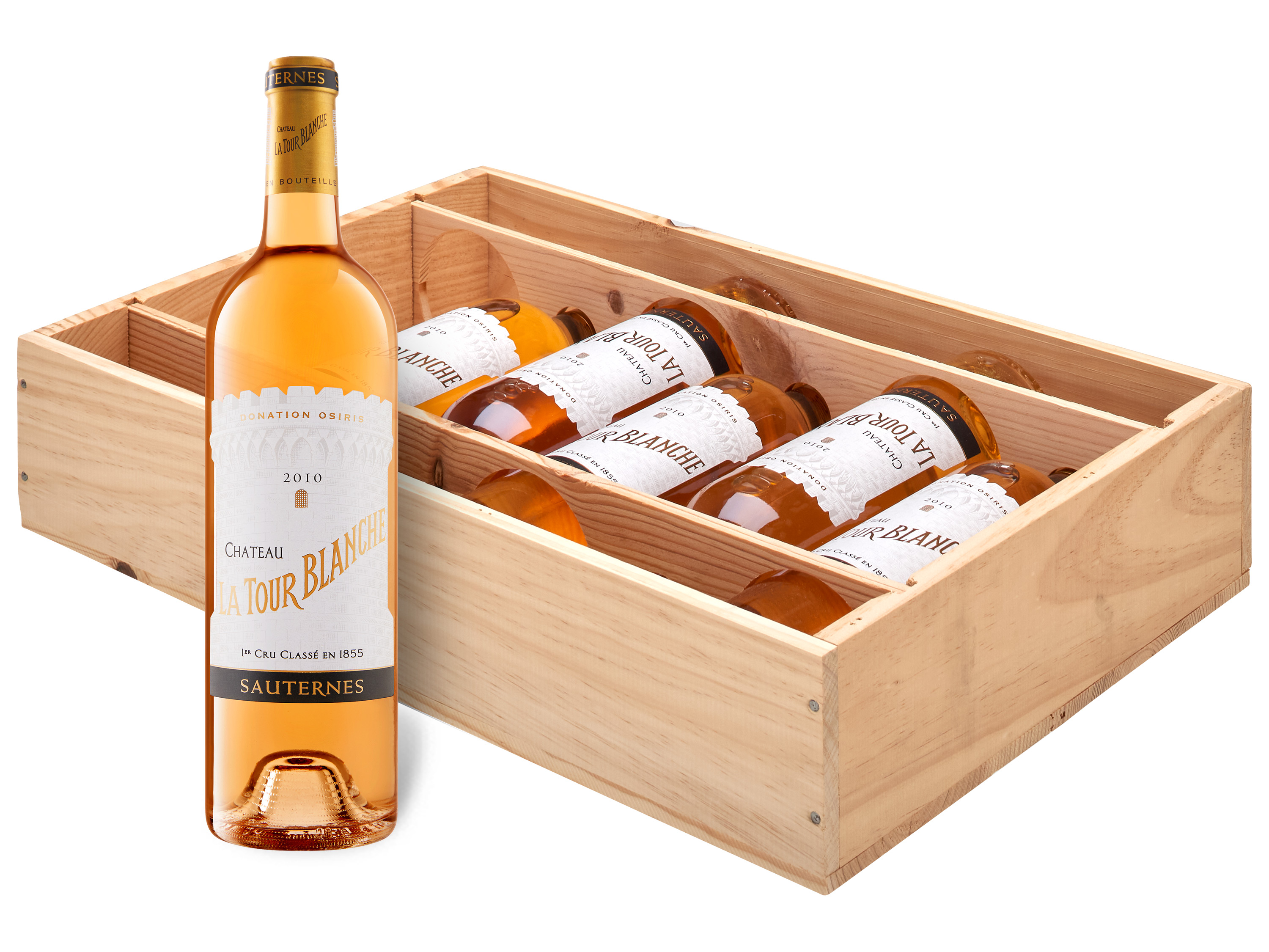 6 x 0,75-l-Flasche Château für besten Pape Finde Preis Pessac-Léognan trocken, Rotwein & 2013 Wein Original-Holzkiste Spirituosen den - AOP - Clement
