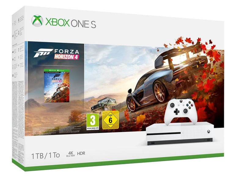 Gehe zu Vollbildansicht: Microsoft Microsoft KONSOLE MICROSOFT XBOX ONE S 1TB FORZA HORIZON 4 BUNDLE - Bild 1