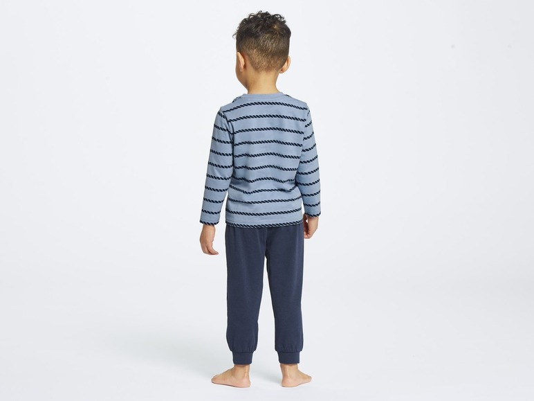 Gehe zu Vollbildansicht: LUPILU® Jungen Schlafanzug, 2 Stück, enthält Bio-Baumwolle - Bild 32