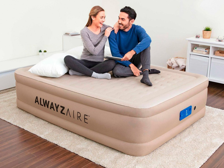 Gehe zu Vollbildansicht: Bestway Luftbett AlwayzAire Advanced mit integrierter Elektropumpe - Bild 2