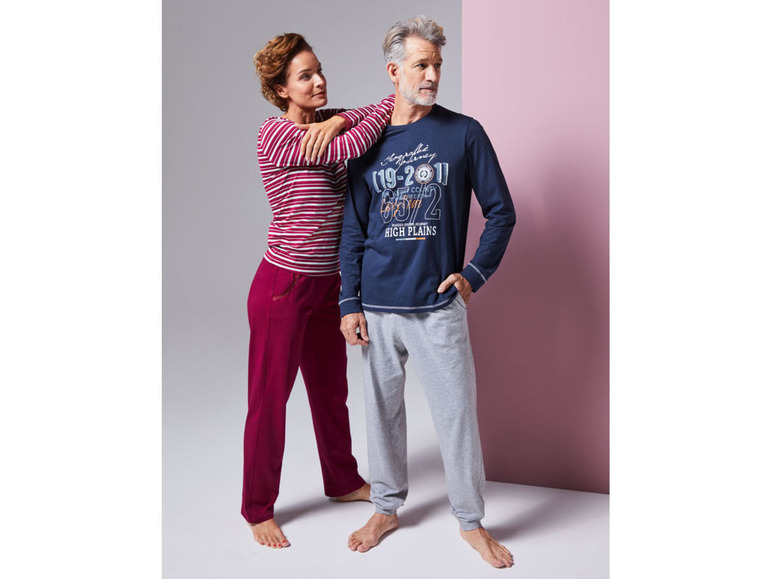 Gehe zu Vollbildansicht: LIVERGY® Herren Pyjama, leger geschnitten - Bild 14