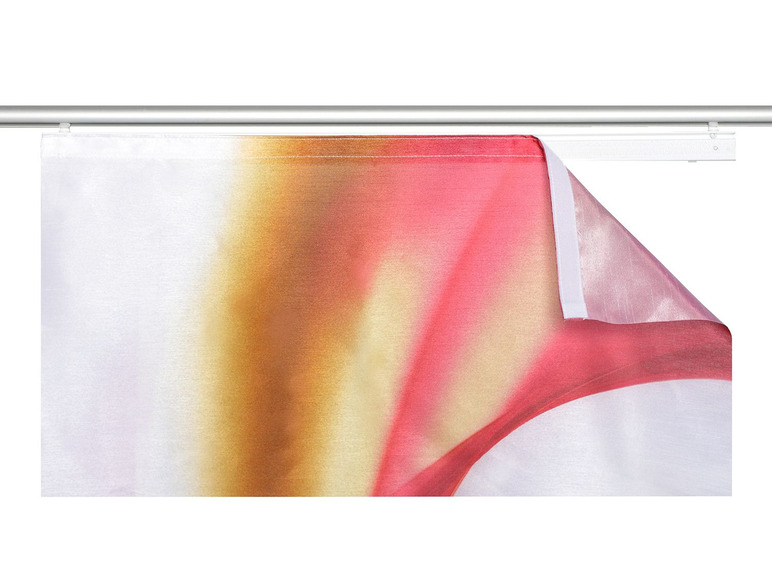 Gehe zu Vollbildansicht: Home Wohnideen Schiebevorhang Rom Uni Voile weiß 245 x 60 cm, transparent - Bild 4