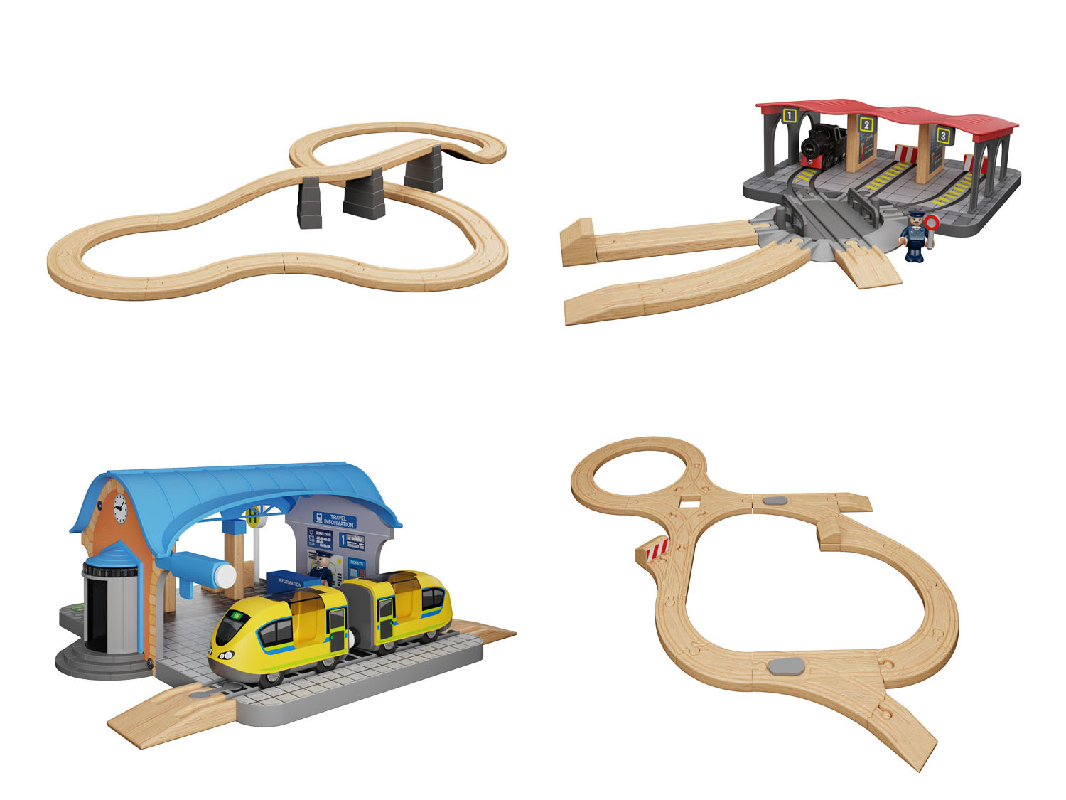 Erweiterungset kaufen Playtive Holz Bahn | LIDL online