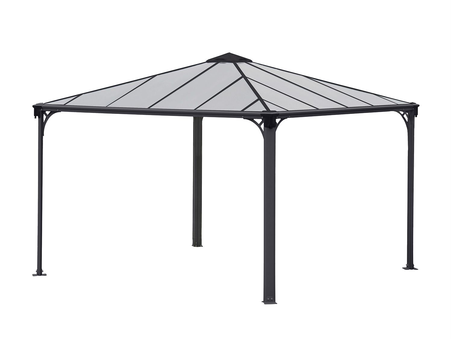 PALRAM – CANOPIA Gartenpavillon Palermo (B 360 x T 360 x H 295) B 360 x T 360 x H 295