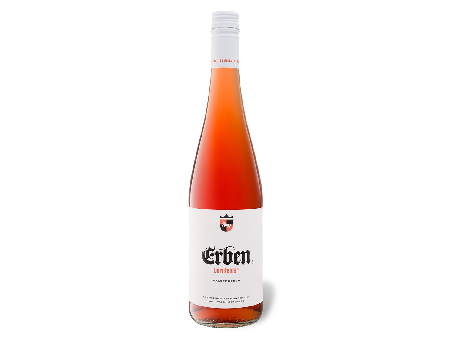 Erben Dornfelder Rosé QbA halbtrocken, Roséwein 2022 Wein & Spirituosen Lidl DE