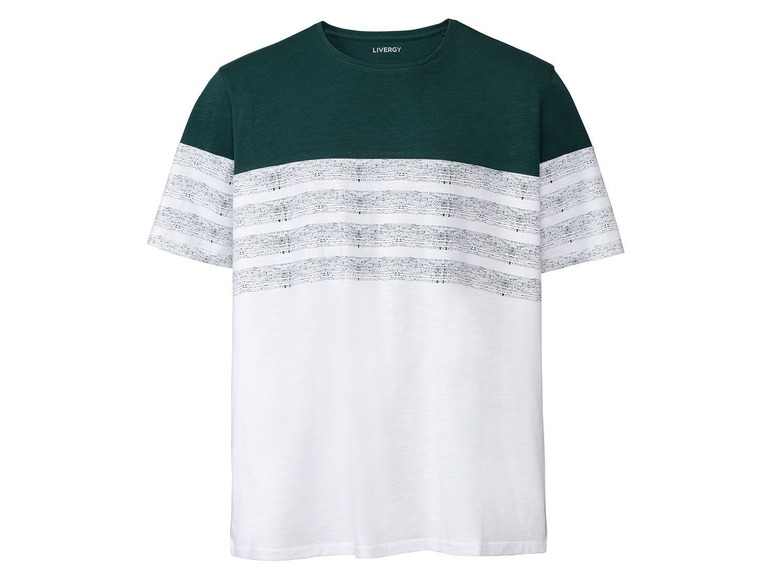 Gehe zu Vollbildansicht: LIVERGY® T-Shirt Herren, 2 Stück, mit legerem Schnitt und Rundhals, aus reiner Baumwolle - Bild 6