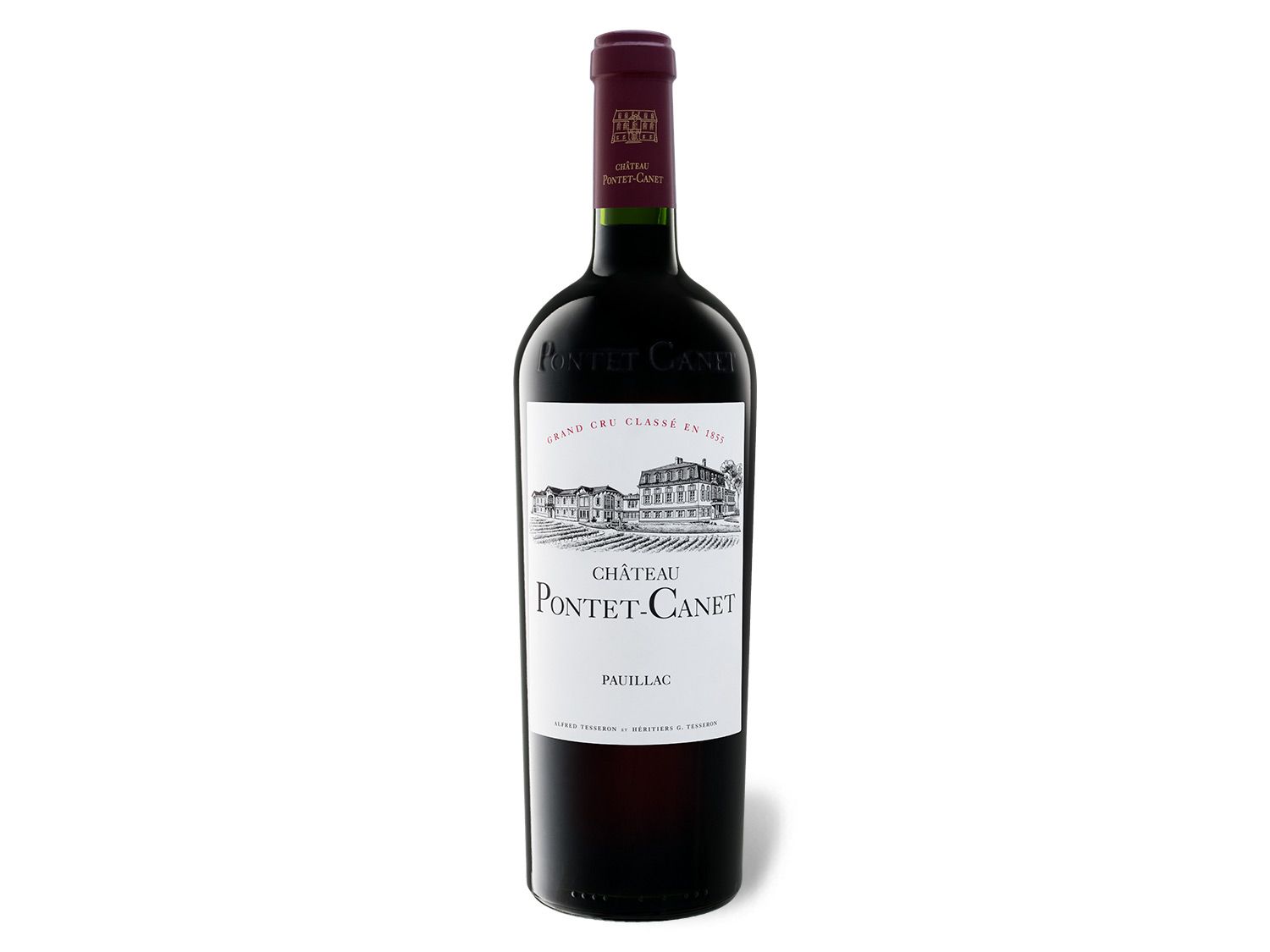 BIO Château Pontet-Canet Pauillac 5éme Grand Cru Classé AOC trocken, Rotwein 2015 Wein & Spirituosen Lidl DE