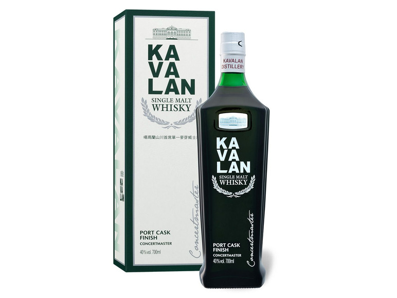 40% mit Whisky Single Finish Malt Port Geschenkbox Cask Concertmaster Vol Kavalan