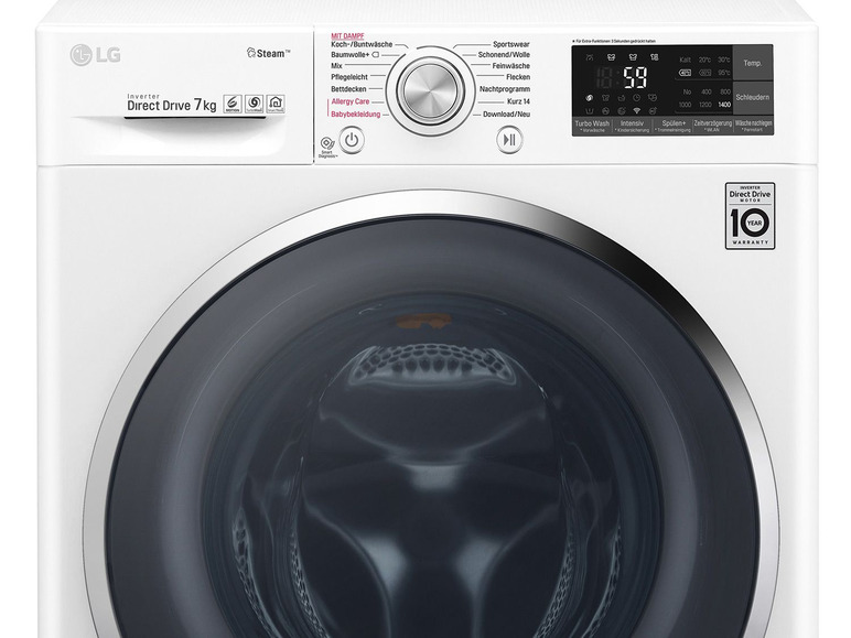 Gehe zu Vollbildansicht: LG Waschmaschine »F14WM7TS2«, A+++ Energieeffizienz, 7 kg Füllmenge, Smart ThinQ™ - Bild 4