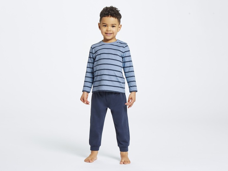 Gehe zu Vollbildansicht: LUPILU® Jungen Schlafanzug, 2 Stück, enthält Bio-Baumwolle - Bild 28