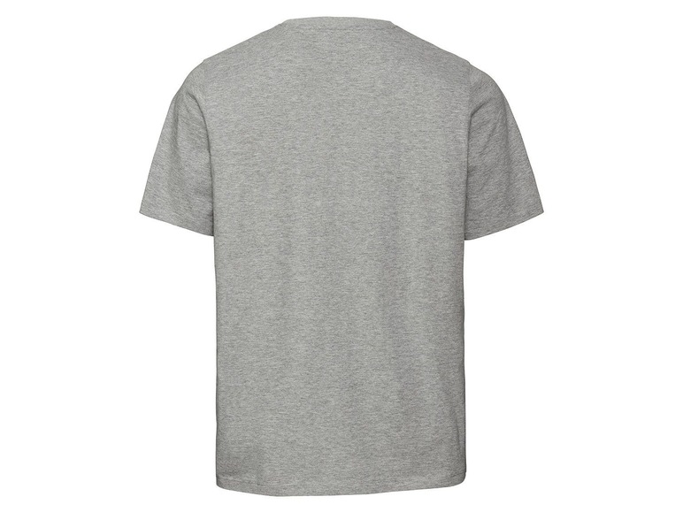 Gehe zu Vollbildansicht: LIVERGY® T-Shirt Herren, mit Rundhalsausschnitt, Tragekomfort durch reine Baumwolle - Bild 9