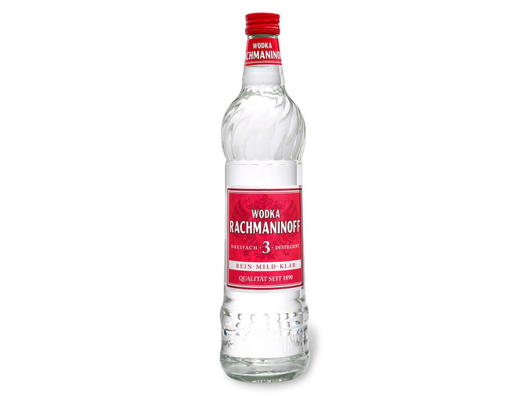 Gehe zu Vollbildansicht: RACHMANINOFF Wodka 3-fach destilliert 37,5% Vol - Bild 1
