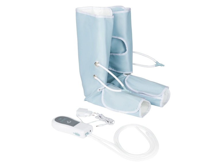 Gehe zu Vollbildansicht: SANITAS Venen-Massagegerät, 2 Beinmanschetten mit Klettverschluss, inklusive Tasche - Bild 3