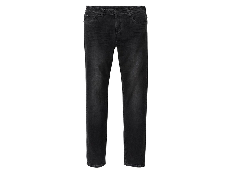 Gehe zu Vollbildansicht: LIVERGY® Jeans Herren, Slim Fit, 5-Pocket-Style, mit Knopfverschluss, hoher Baumwollanteil - Bild 13