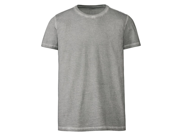 Gehe zu Vollbildansicht: LIVERGY® T-Shirt Herren, mit Wash-out-Effekt, aus Baumwolle - Bild 5