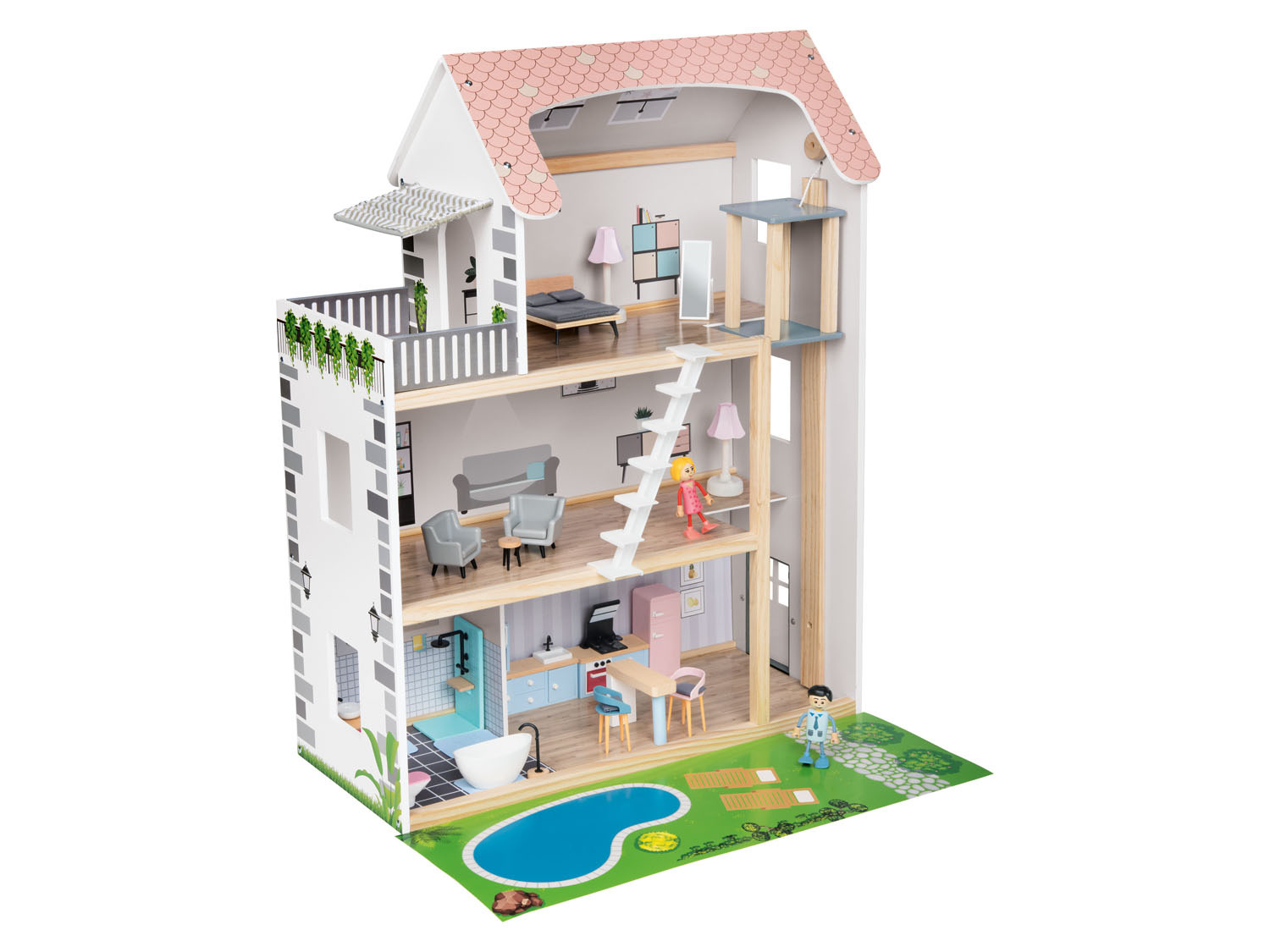 Playtive kaufen Puppenhaus LIDL Holz aus online |