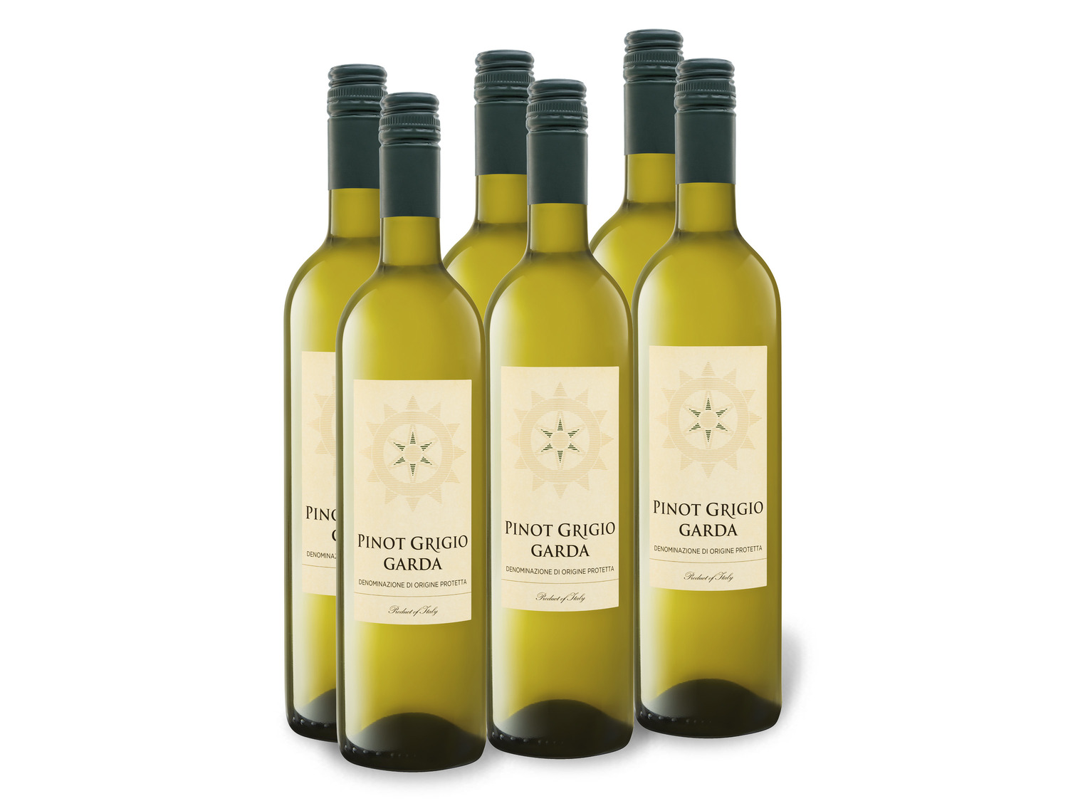 6 x 0,75-l-Flasche Weinpaket tr… Pinot Grigio Garda DOP