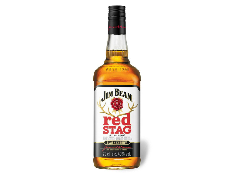 JIM Vol 32,5% Red BEAM Cherry Whiskeylikör Stag