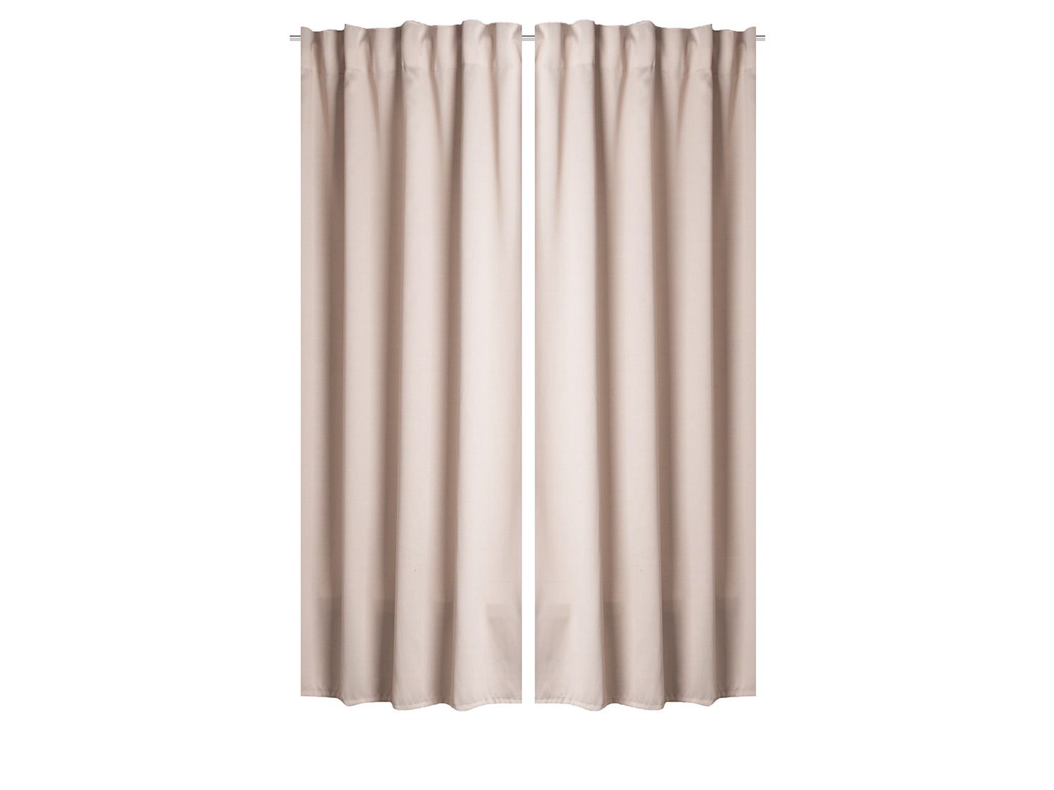 Home Wohnideen Fertigschal Verdunklungsstoff 2er Pack (beige, 225 x 140 cm) 225 x 140 cm