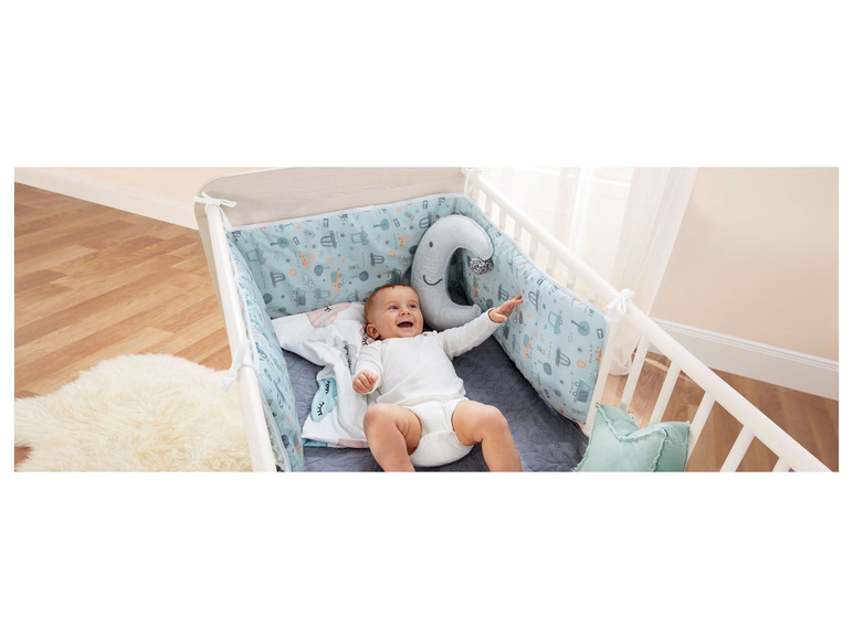 Gehe zu Vollbildansicht: LUPILU® Baby Bettumrandung, 30 x 177 cm, mit Baumwolle - Bild 3